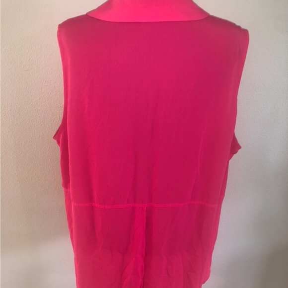 Lane Bryant hot pink tank top blouse! - Picture 4 of 4